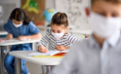 Alunos na salada de aula