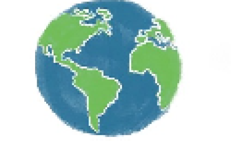 Desenho do planeta Terra