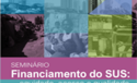 Seminário financiamento do SUS