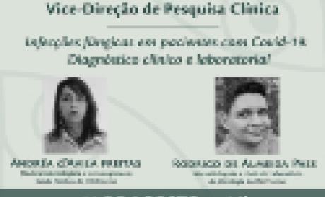 Imagem: INI Infecções fúngicas em pacientes com Covid-19: Diagnóstico clínico e laboratorial