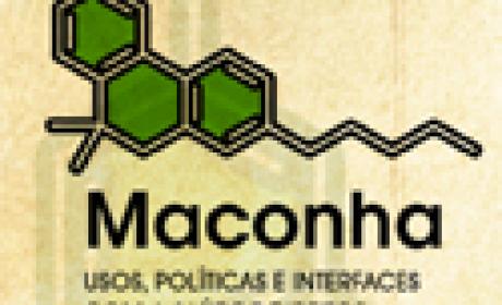 O programa Sala de Convidados começa às 11h no Canal Saúde Foto do logo do seminário Maconha: usos, políticas, saúde e direitos