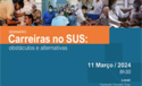 Seminário carreiras no SUS