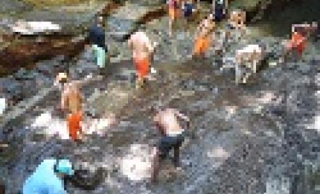 Parceria entre moradores e Fiocruz realiza limpeza de reservatório Campus Fiocruz Mata Atlântica e comunidades próximas são abastecidas pelas águas da Cachoeira da Colônia
