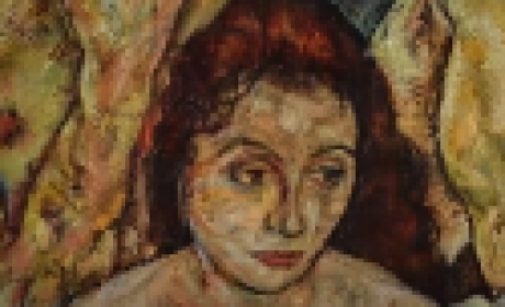 Pintura do rosto de uma mulher