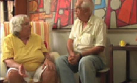 Documentário sobre a doença de Alzheimer apresenta informações básicas sobre mudanças na comunicação e no comportamento (Imagem: Icict) Casal de idosos conversando