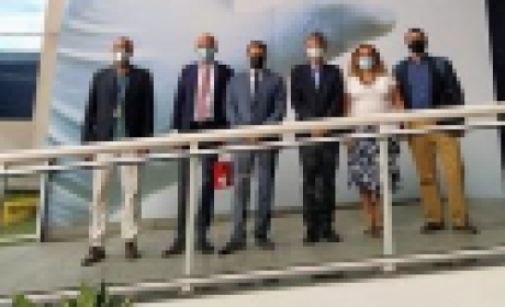 Foto: Daniele Guedes Embaixador suiço e integrantes da Fiocruz