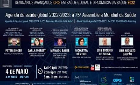Arte: Cris/Fiocruz Agenda da saúde global 2022-2023: a 75ª Assembleia Mundial da Saúde