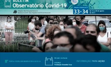 Imagem: Divulgação Boletim Observatório Covid-19 Fiocruz: edição divulgada nesta sexta-feira (3/9) destaca queda no número de óbitos pela décima