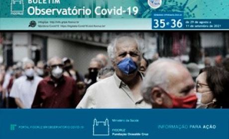 Imagem: Divulgação Covid-19: Boletim mostra que número de casos e óbitos tem a maior queda em 2021