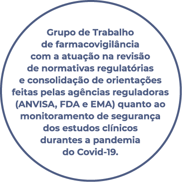 Grupo de Trabalho de farmacovigilância com a atuação na revisão de normativas regulatórias e consolidação de orientaç   