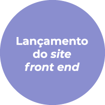 Lançamento do site front end