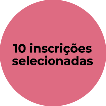 10 inscrições selecionadas