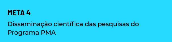 Meta 4 Disseminação científica das pesquisas do Programa PMA